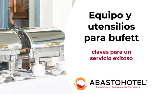 Equipo y utensilios para buffet