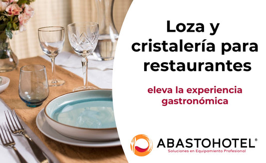 Loza y  cristalería para  restaurantes