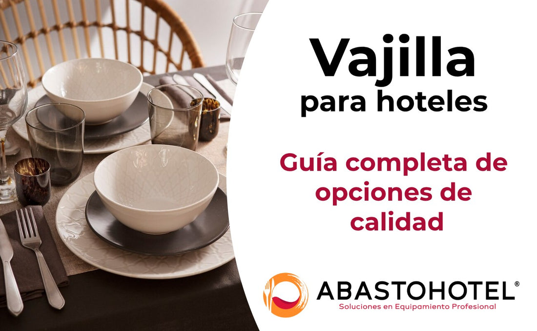 vajilla para hoteles